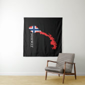 Norwegische Flagge Wandteppich (Beispiel (Horizontal))