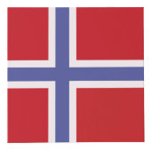 Norwegische Flagge Würfel (Rechts)