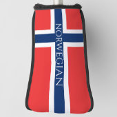 Norwegische Flagge — Zolldecke für Golf Golf Headcover (Rotieren 90)