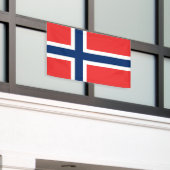 Norwegische Flagge - Zollzeichen Banner (Äußeres Gebäude)