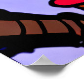 Norwegische Frau Pirate | AI Art Poster (Ecke)