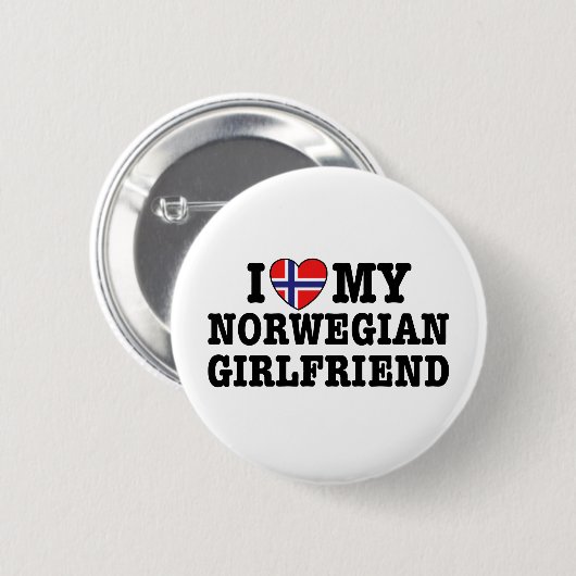 Norwegische Freundin Button (Vorne & Hinten)