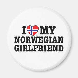 Norwegische Freundin Magnet
