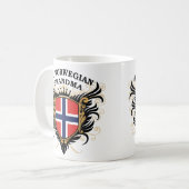 Norwegische Großmutter der Nr.-eine Kaffeetasse (Vorderseite Links)