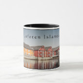 Norwegische Häuser Souvenir Tasse (Zentrum)