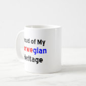 Norwegische Herbstkaffee-Tasse Kaffeetasse (Vorderseite Links)