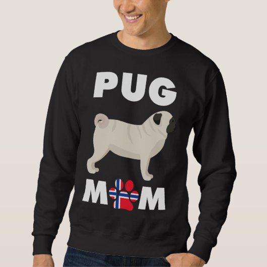 Norwegische Hunde Mops Mama Essenzieller T - Shirt (Vorderseite)