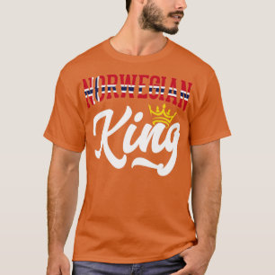 Norwegische Königsflagge Norwegen T-Shirt