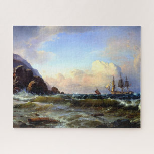 Norwegische Küstenlinie C.F. Sørensen 1868 Puzzle