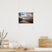Norwegische Landesstraße Poster (Küche)