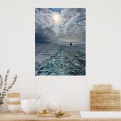 Norwegische Landschaft, arktische Fotografie, Eiss Poster (Küche)