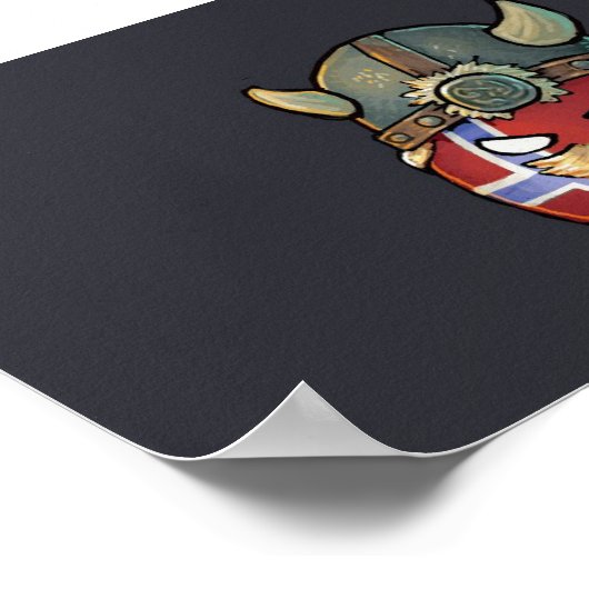 Norwegische Landschaft Poster (Ecke)