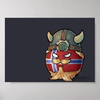Norwegische Landschaft Poster