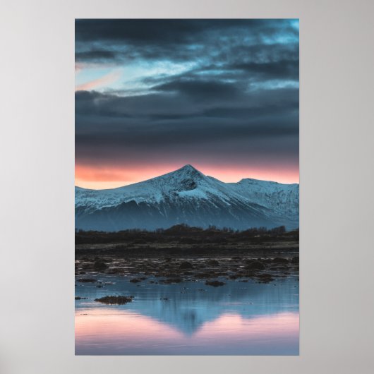 Norwegische Landschaft Poster (Vorne)