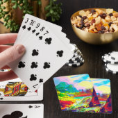 Norwegische Landschaft Spielkarten (In Situ)