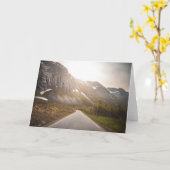Norwegische Landstraße Karte (Gelbe Blume)