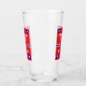 Norwegische Lefse Flatbread-Schürze Glas (Links)