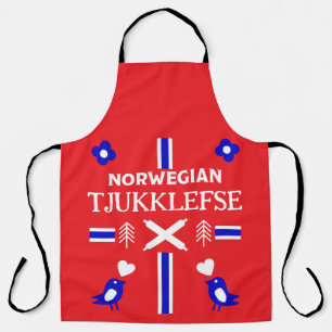 Norwegische Lefse Flatbread-Schürze Schürze