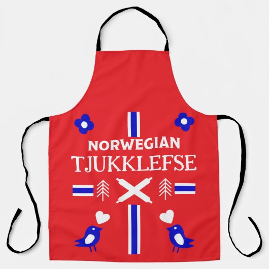 Norwegische Lefse Flatbread-Schürze Schürze (Vorderseite)