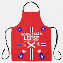 Norwegische Lefse Flatbread-Schürze Schürze
