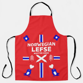 Norwegische Lefse Flatbread-Schürze Schürze