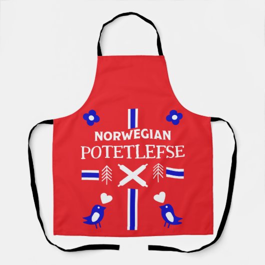 Norwegische Lefse Flatbread-Schürze Schürze (Vorderseite)
