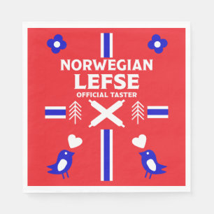 Norwegische Lefse Flatbread-Schürze Serviette
