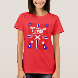Norwegische Lefse Flatbread-Schürze T-Shirt