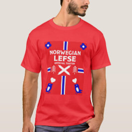 Norwegische Lefse Flatbread-Schürze T-Shirt