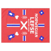 Norwegische Lefse Flatbread-Schürze Tischdecke (Vorderseite (Horizontal))