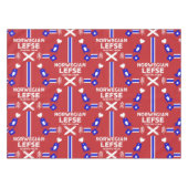 Norwegische Lefse Flatbread-Schürze Tischdecke (Vorderseite (Horizontal))