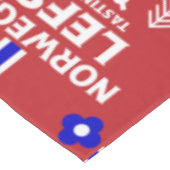 Norwegische Lefse Flatbread-Schürze Tischdecke (Schrägansicht)