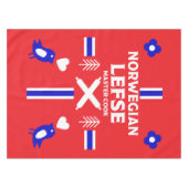 Norwegische Lefse Flatbread-Schürze Tischdecke (Vorderseite (Horizontal))