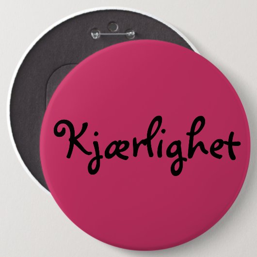 norwegische Liebe Button (Vorne & Hinten)