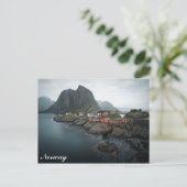 Norwegische Lofoten-Inseln Postkarte (Stehend Vorderseite)