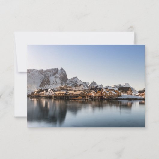 Norwegische Lofoten Islands Card (Vorderseite)