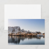 Norwegische Lofoten Islands Card (Vorne/Hinten)