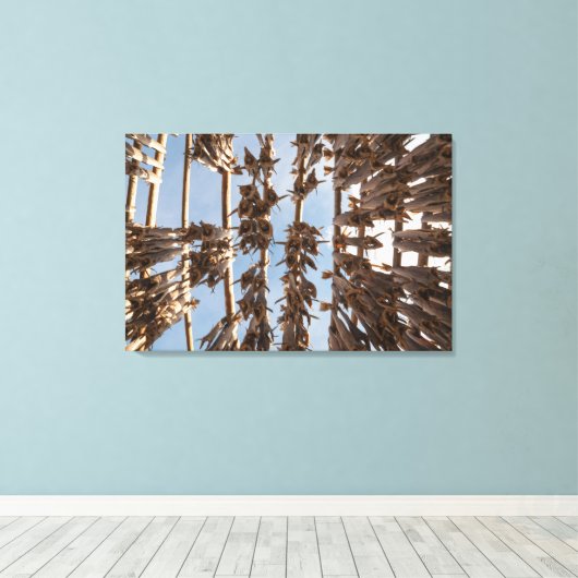 Norwegische Lofoten Leinwanddruck (Insitu (Holzboden))