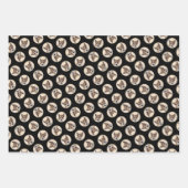 Norwegische Lundehund Malerei Original Hunde Art Geschenkpapier Set (Vorderseite 3)