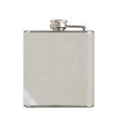 Norwegische Lundehund-Malerei - Originale Hundekun Flachmann (Rückseite)