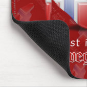 Norwegische Mädchen-Silhouette-Flagge Mousepad (Ecke)