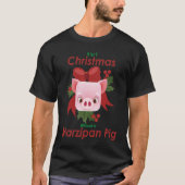 Norwegische Marzipan Pig Weihnachten T-Shirt (Vorderseite)
