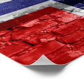 Norwegische Mauer Poster (Ecke)