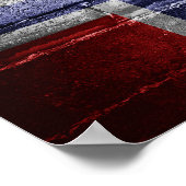 Norwegische Mauer Poster (Ecke)