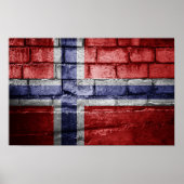 Norwegische Mauer Poster (Vorne)