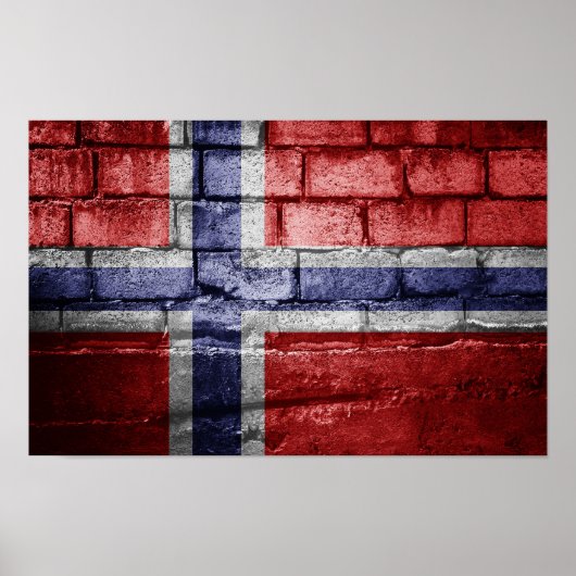 Norwegische Mauer Poster (Vorne)