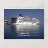 Norwegische Morgendämmerung in Bermuda Postkarte (Vorderseite)