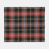 Norwegische Nacht Kariert Fleecedecke (Vorderseite (Horizontal))