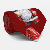 Norwegische Nisse Gnome Gonk mit einem Glas Ei Krawatte (Gerollt)