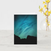 Norwegische Nordlichter Karte (Gelbe Blume)